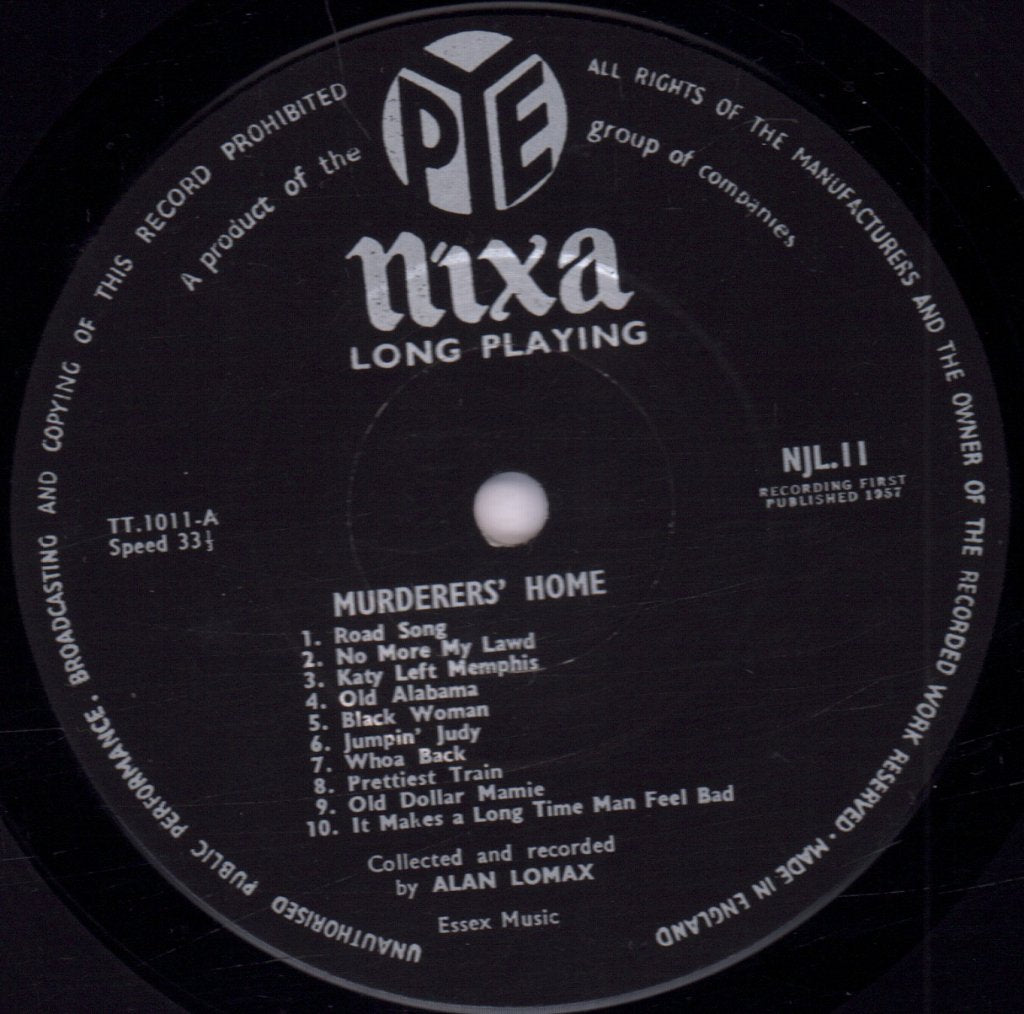Alan Lomax - Murderers' Home - Lp