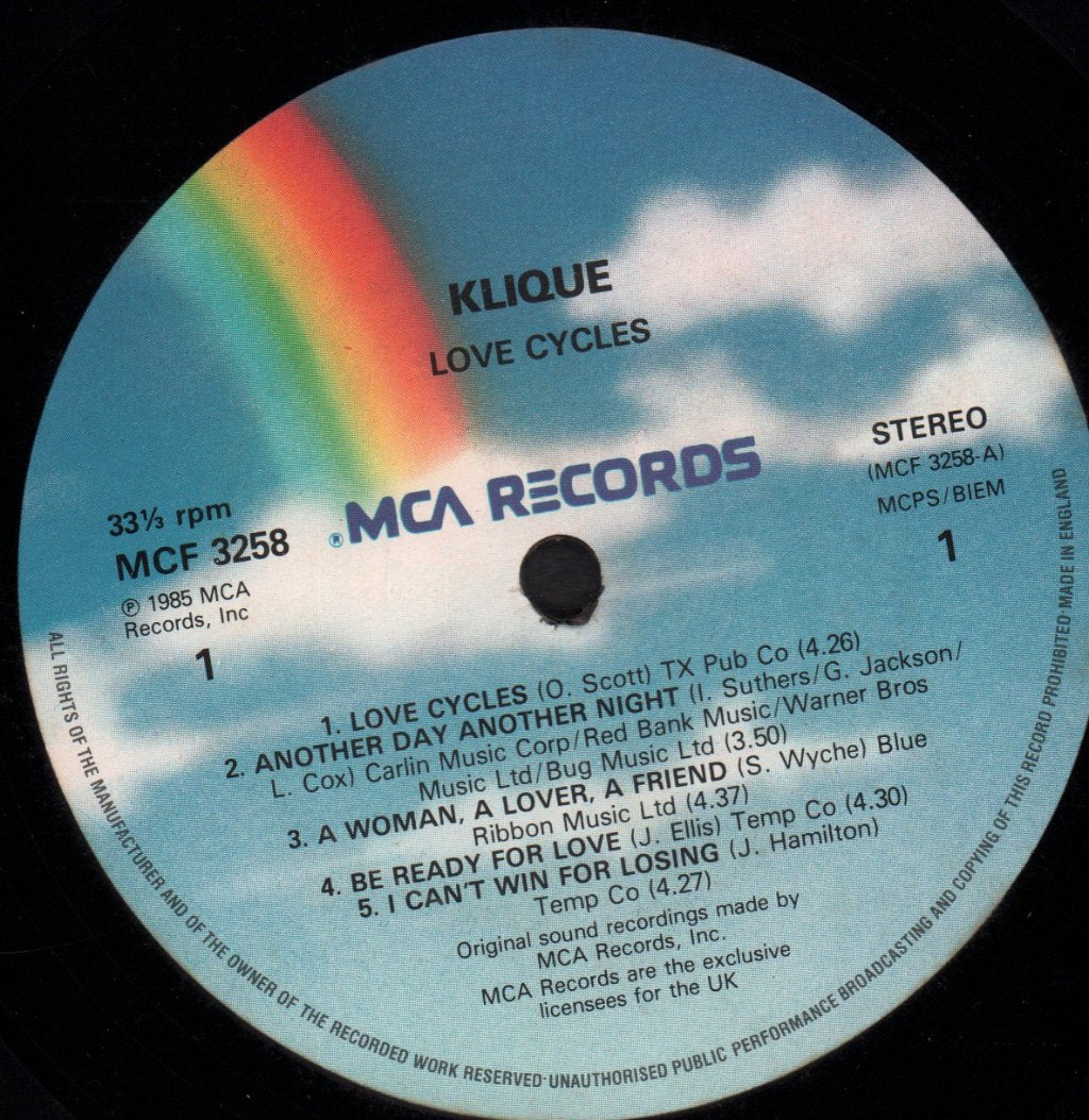 Klique - Love Cycles - Lp