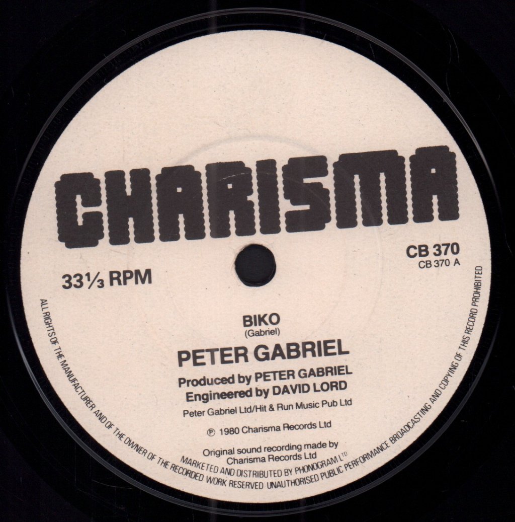 Peter Gabriel - Biko - 7 Inch