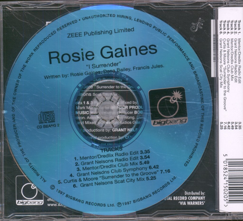 Rosie Gaines - I Surrender - Cd