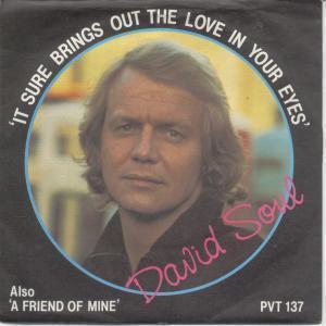 David Soul - It Sure Brings Out The Love In Your Eyes - 7 Inch