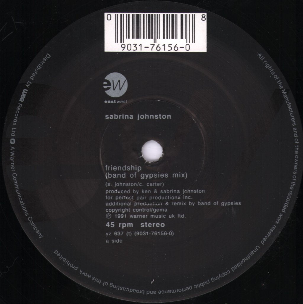 Sabrina Johnston - Friendship - 12 Inch