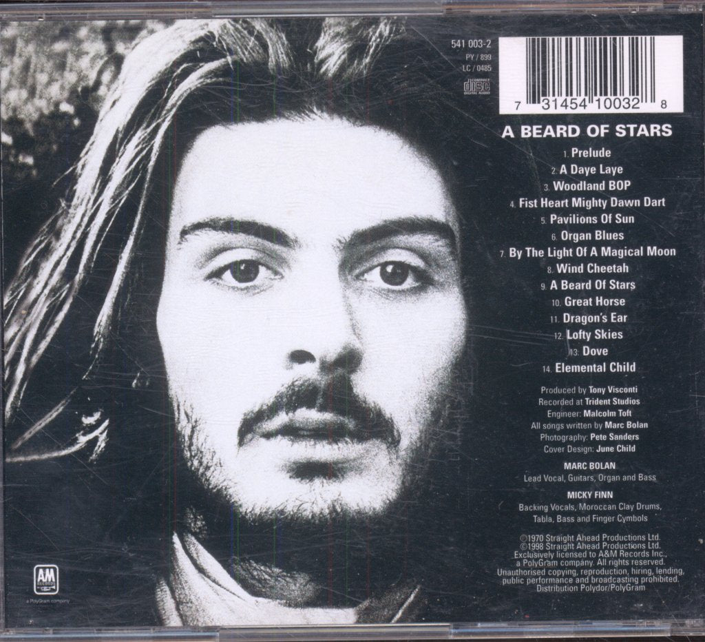 Tyrannosaurus Rex - A Beard Of Stars - Cd