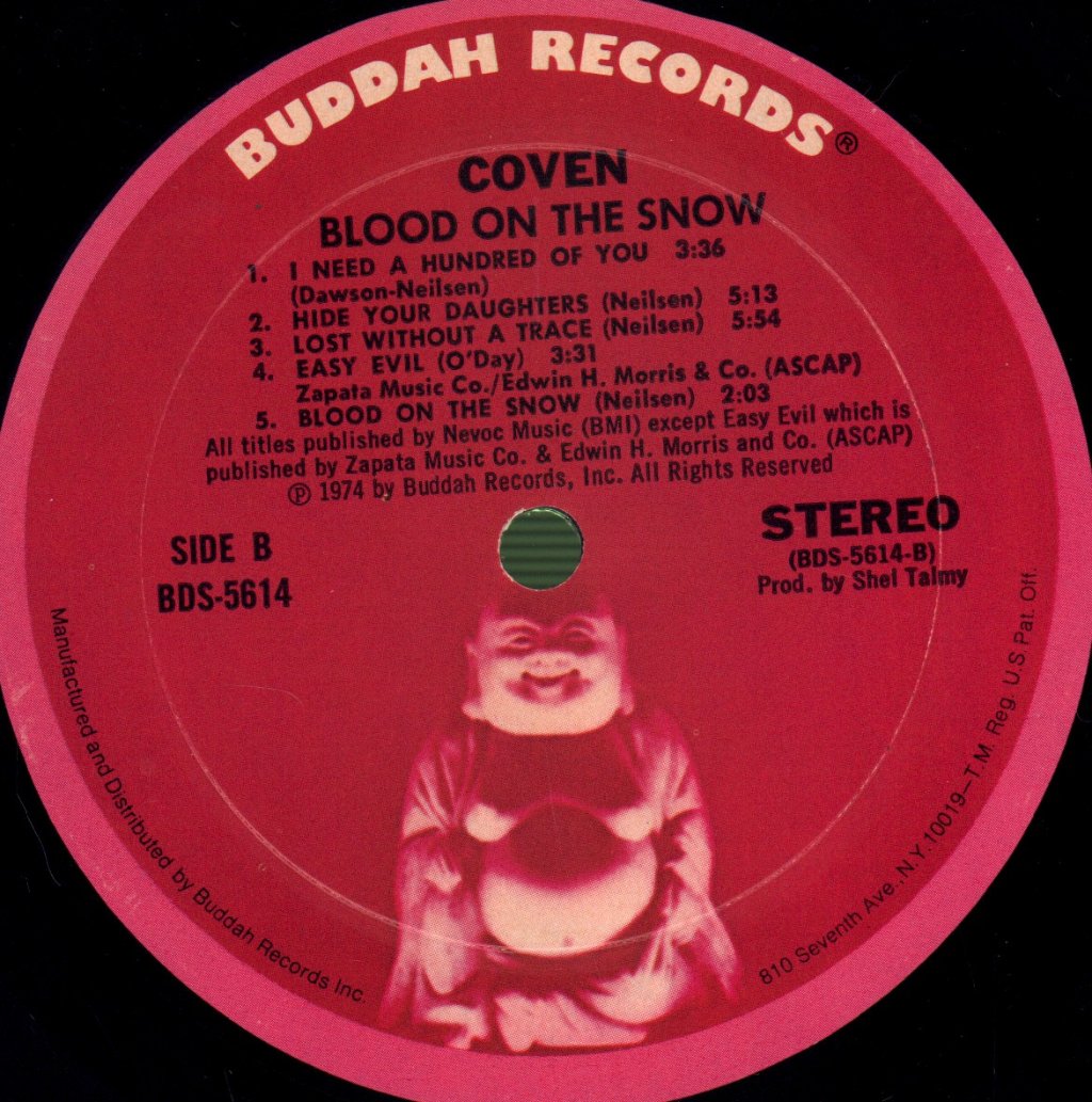 Coven - Blood On The Snow - Lp