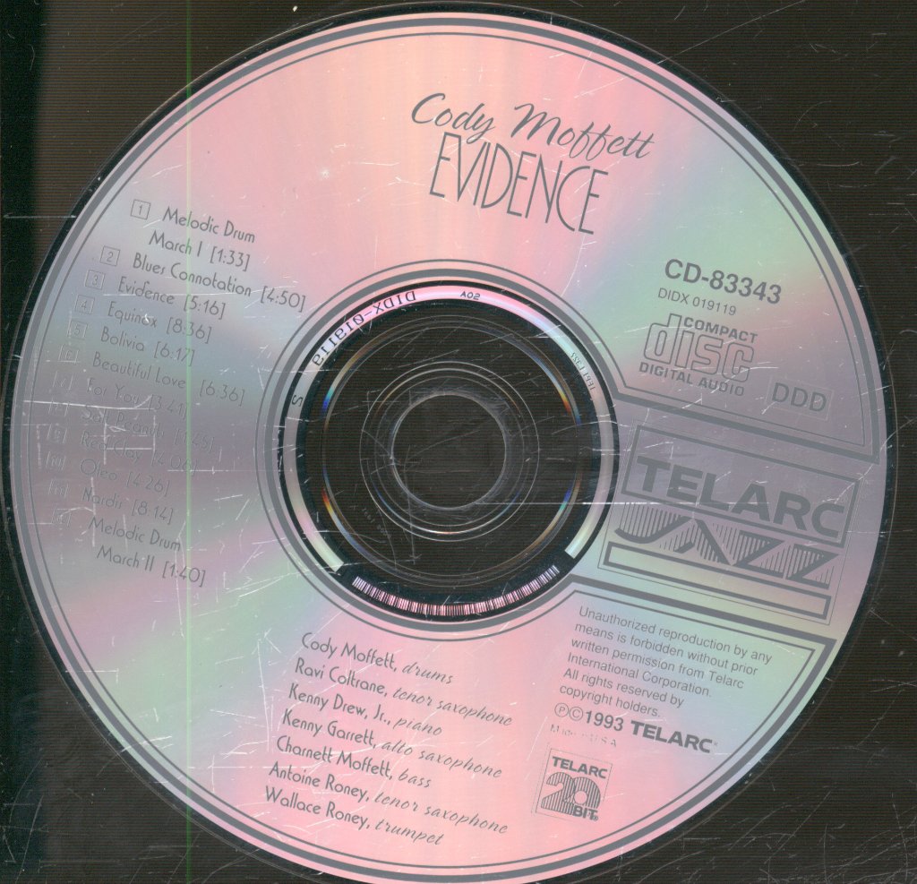 Cody Moffett - Evidence - Cd