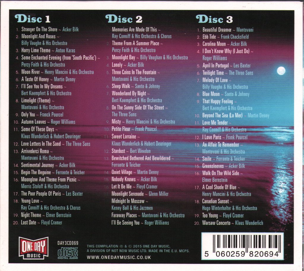 Various Artists - Music By Moonlight - Triple Cd