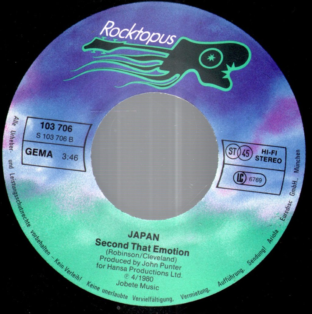 Japan - Quiet Life - 7 Inch