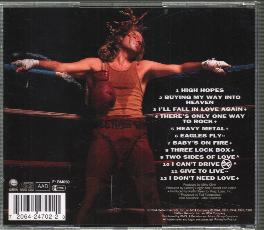 Sammy Hagar - Unboxed - Cd