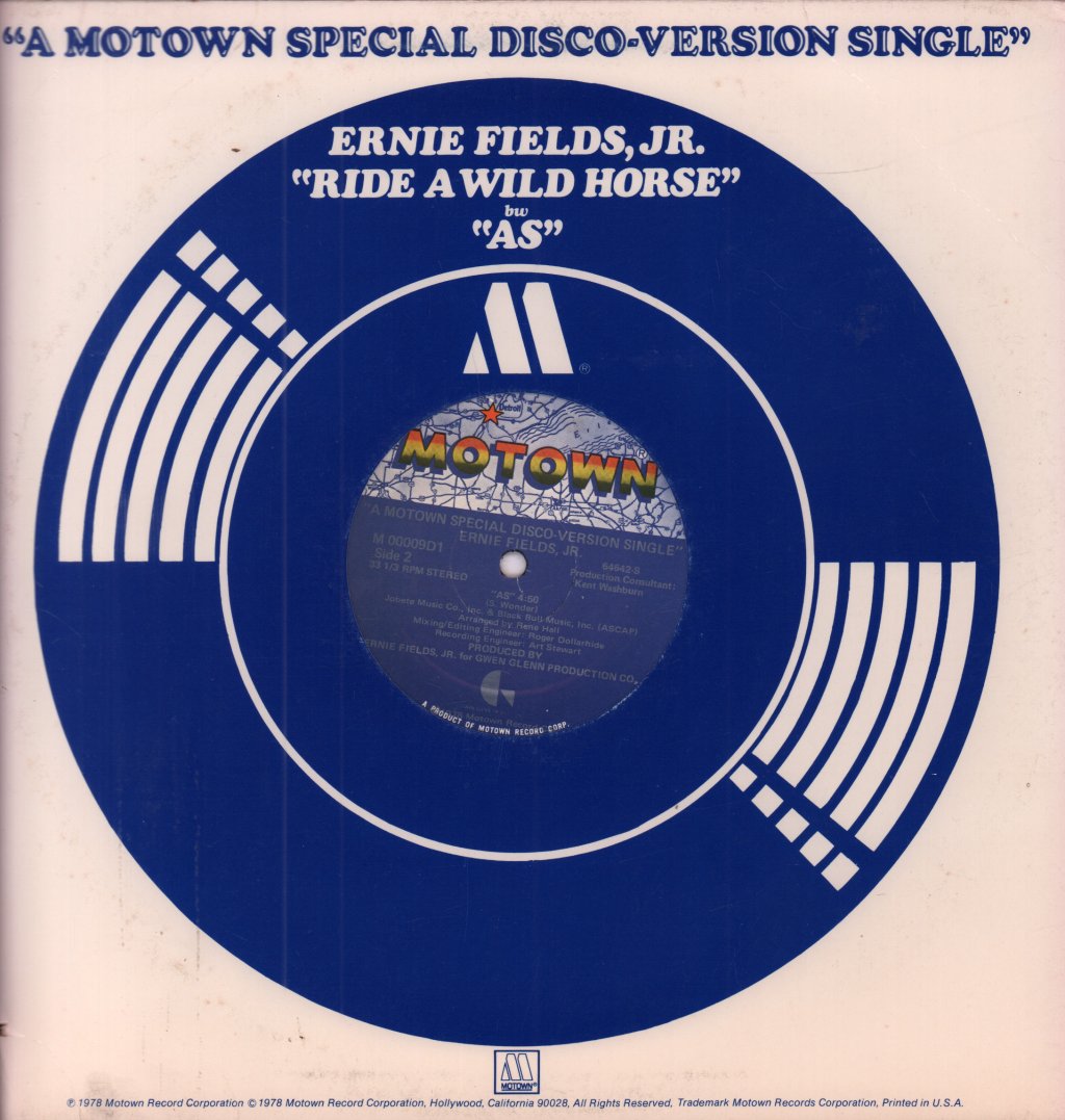 Ernie Fields Jr - Ride A Wild Horse - 12 Inch