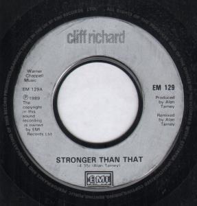 Cliff Richard - Stronger Than That - 7 Inch
