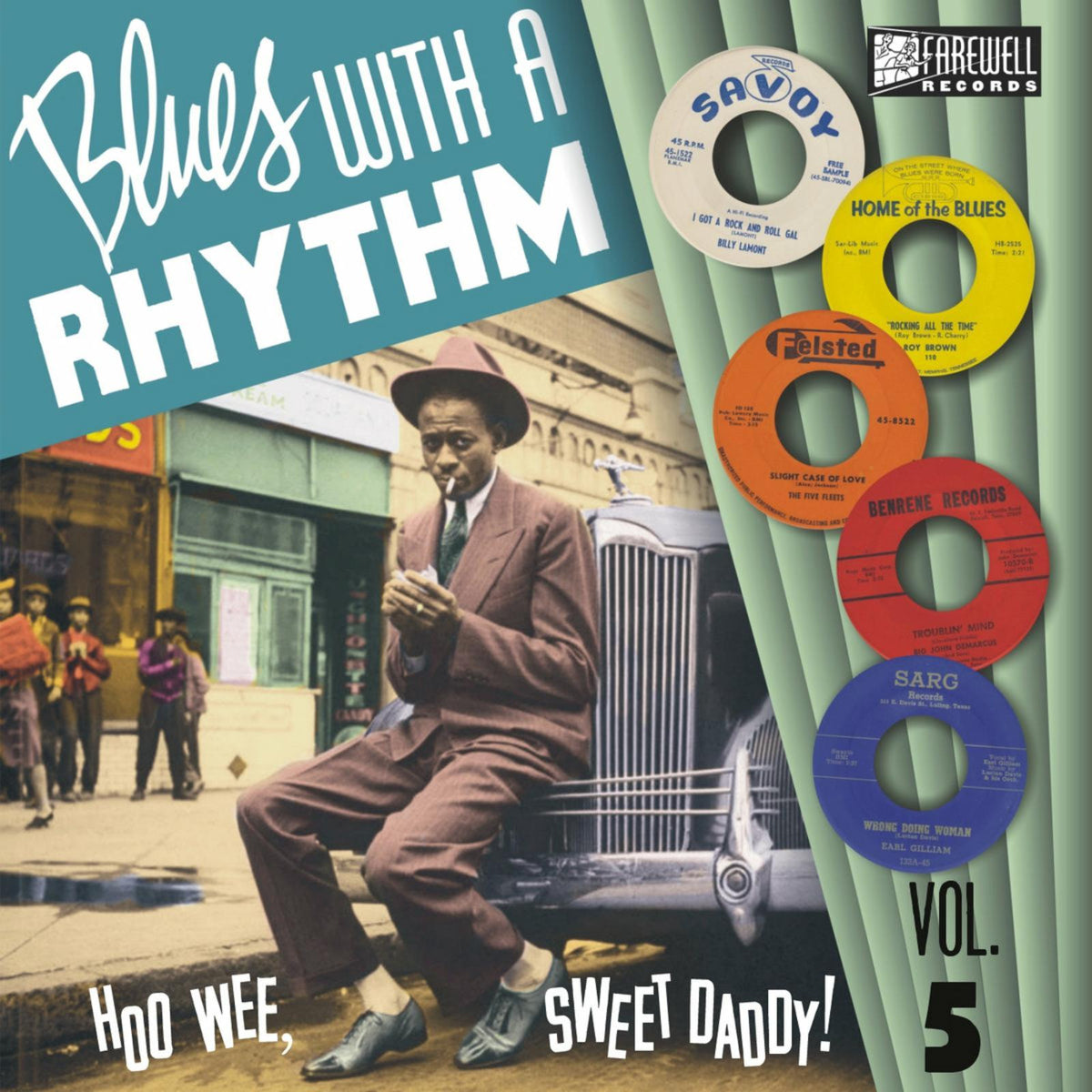 Various Artists - Blues With A Rhythm Volume 5 - Hoo Wee Sweet Daddy - 10 Inch