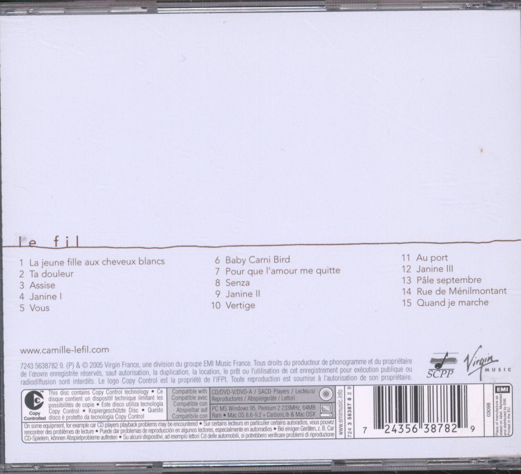 Camille - Le Fil - Cd
