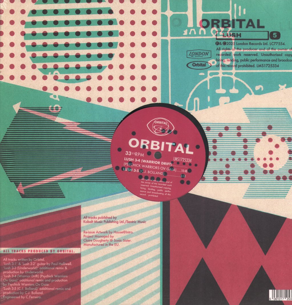 Orbital - Lush - 12 Inch