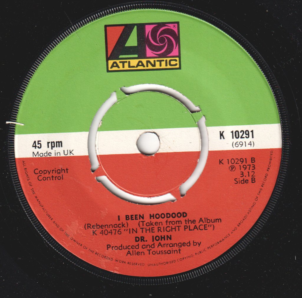 Dr John - Right Place Wrong Time - 7 Inch