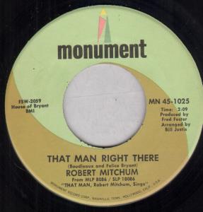 Robert Mitchum - That Man Right There - 7 Inch