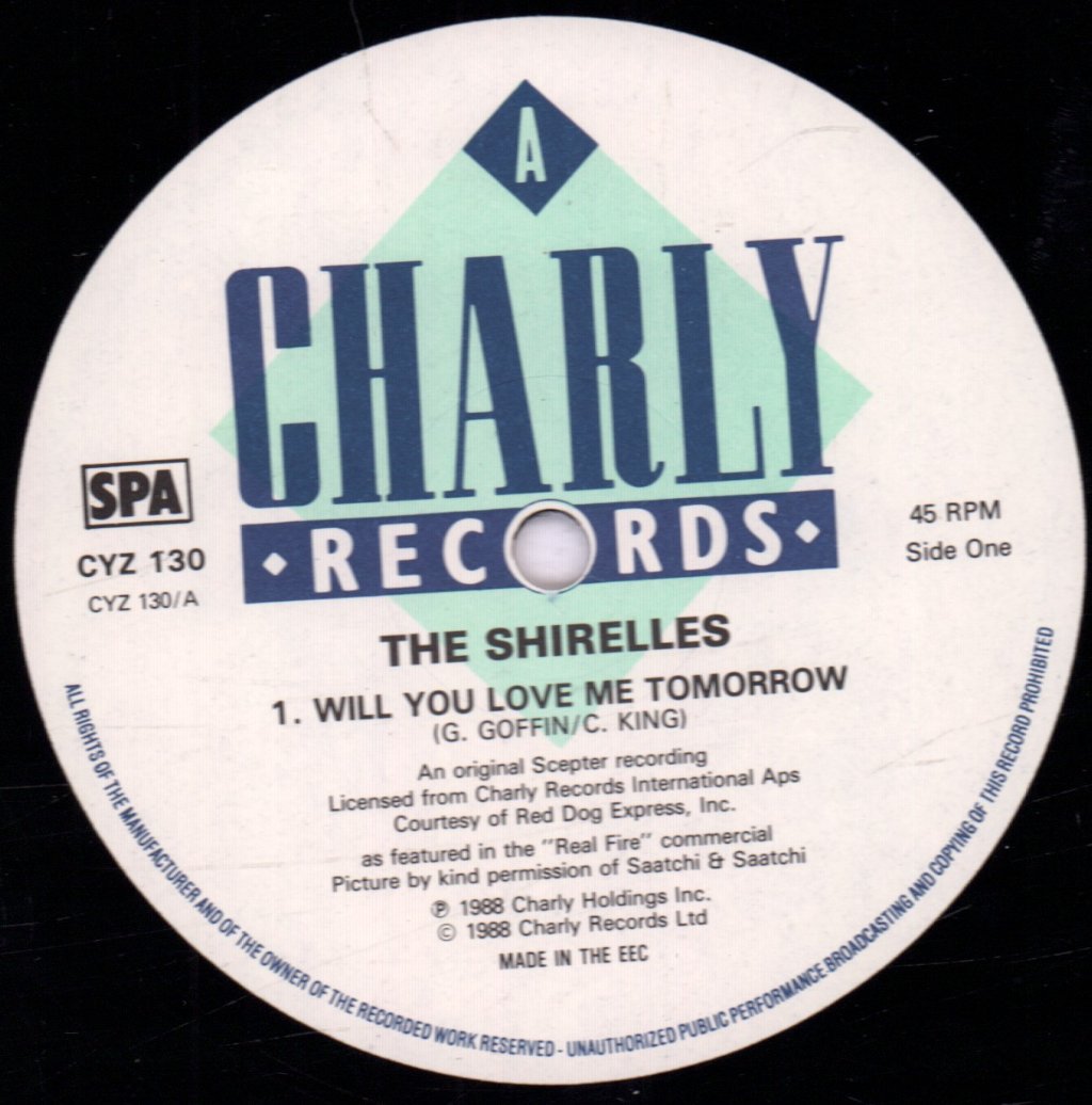 Shirelles - Will You Love Me Tomorrow - 12 Inch