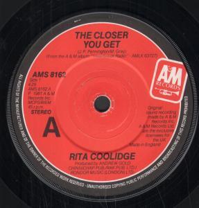 Rita Coolidge - Closer You Get - 7 Inch
