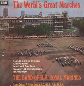 Band Of H.M. Royal Marines, Portsmouth - World's Great Marches - Lp