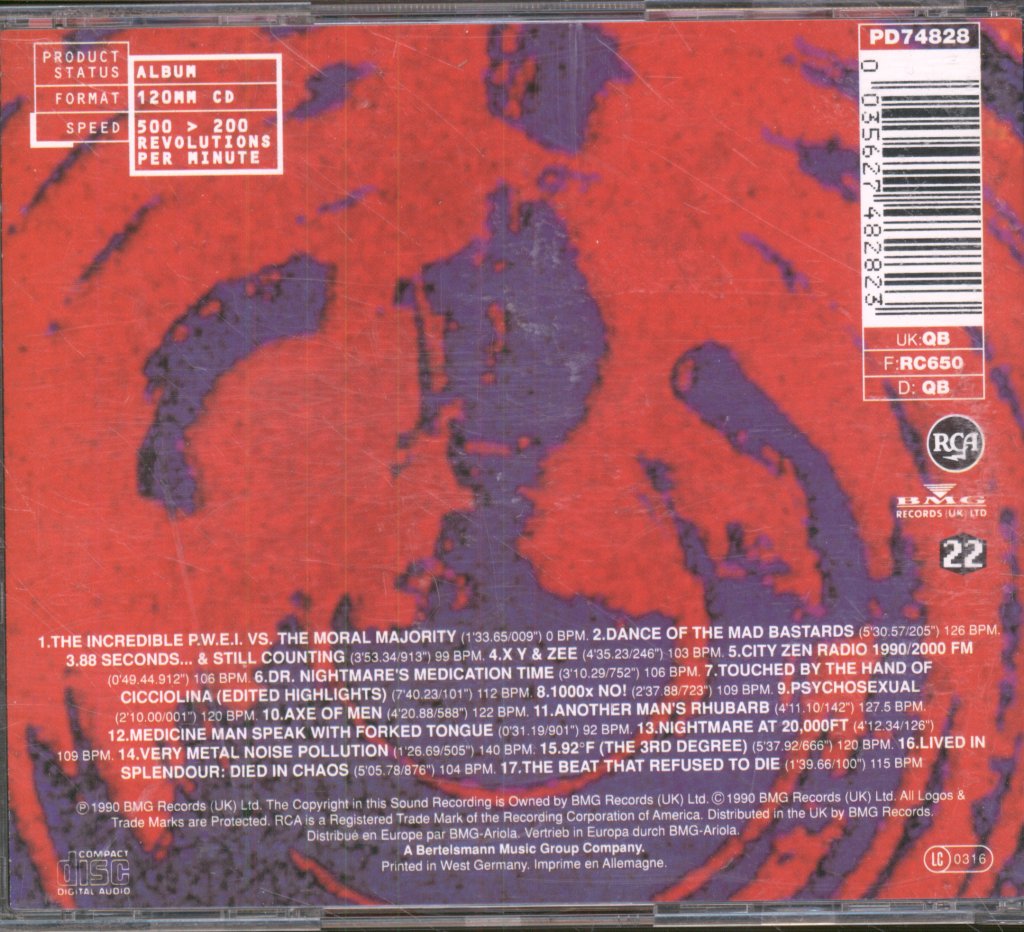 Pop Will Eat Itself - Cure For Sanity - Cd