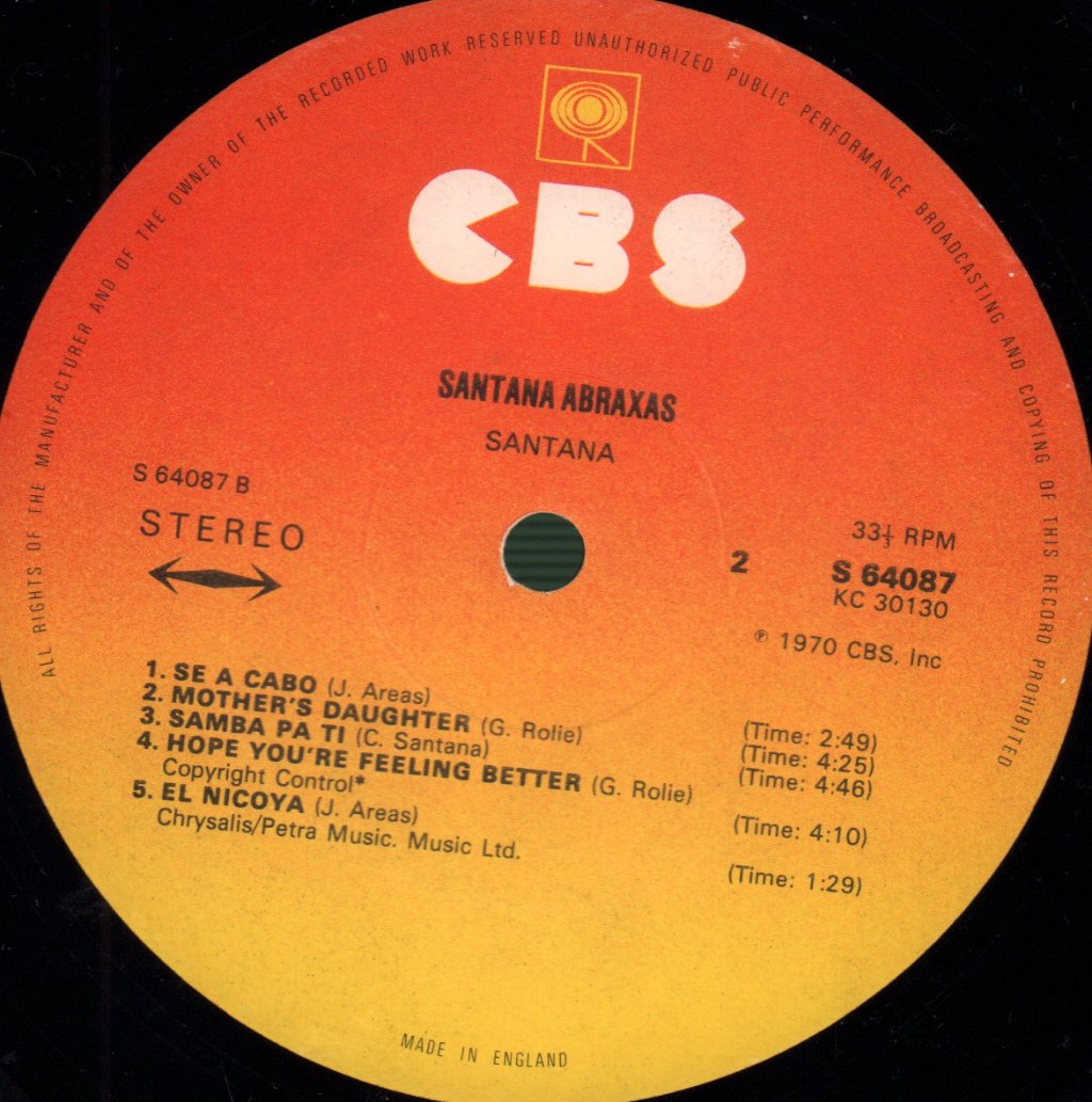 Santana - Abraxas - Lp