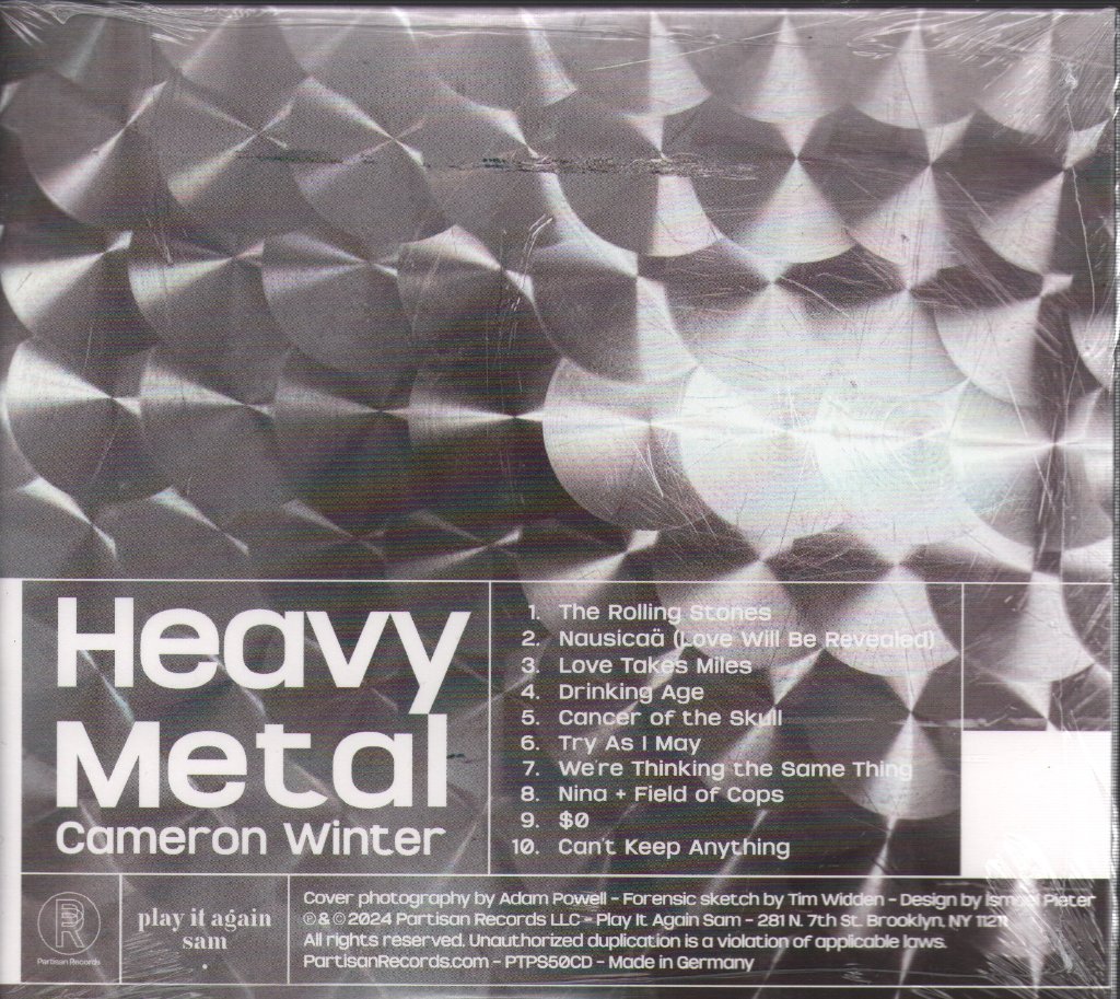Cameron Winter - Heavy Metal - Cd
