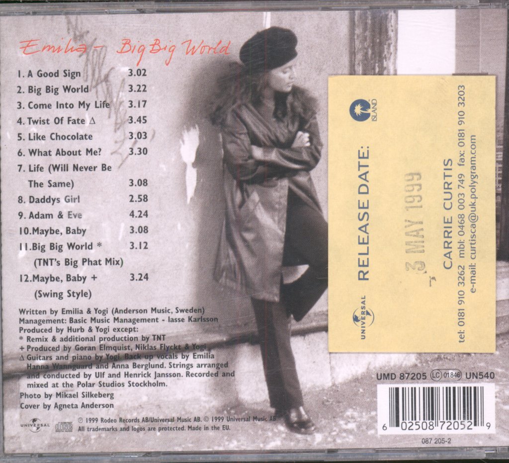 Emilia - Big Big World - Cd