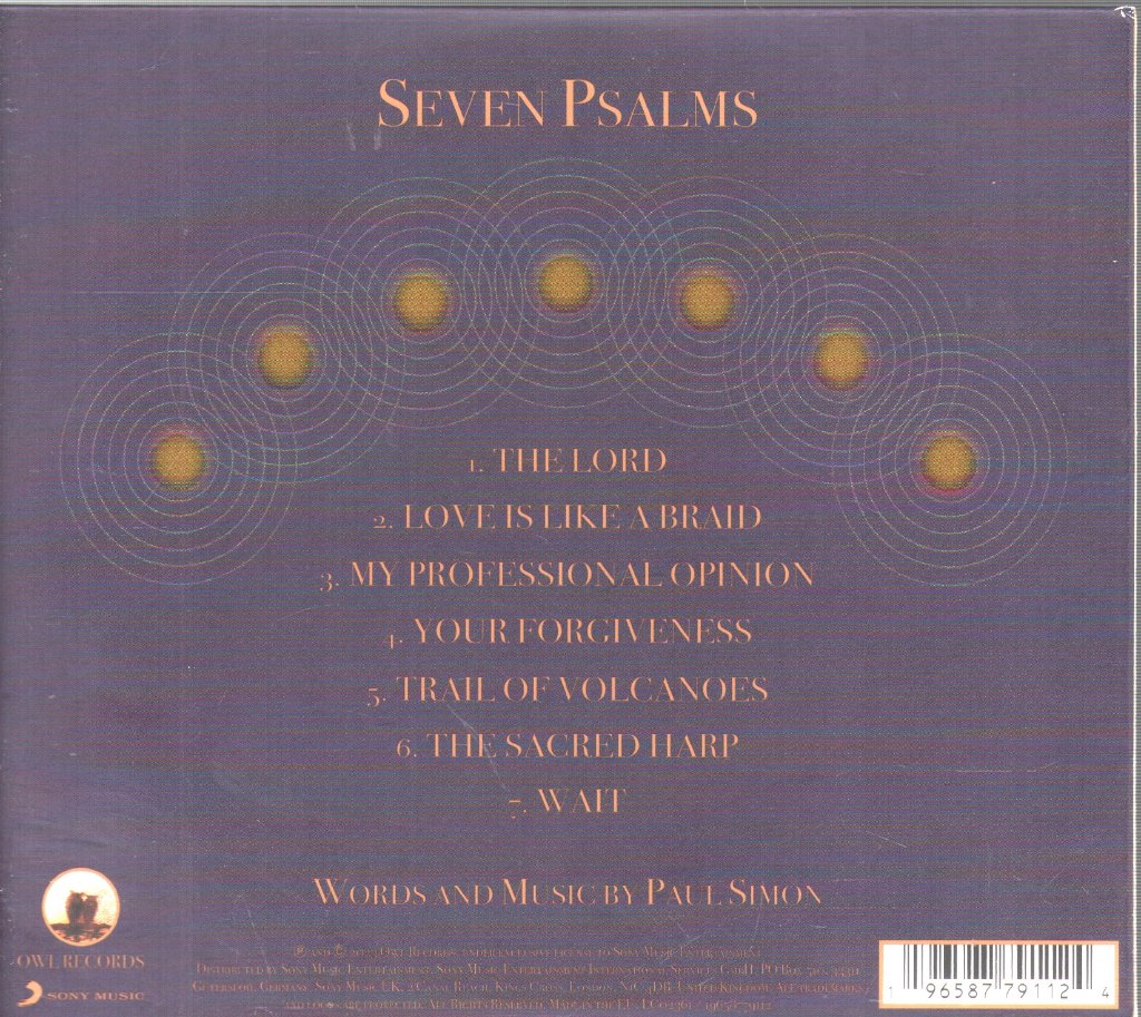 Paul Simon - Seven Psalms - Cd