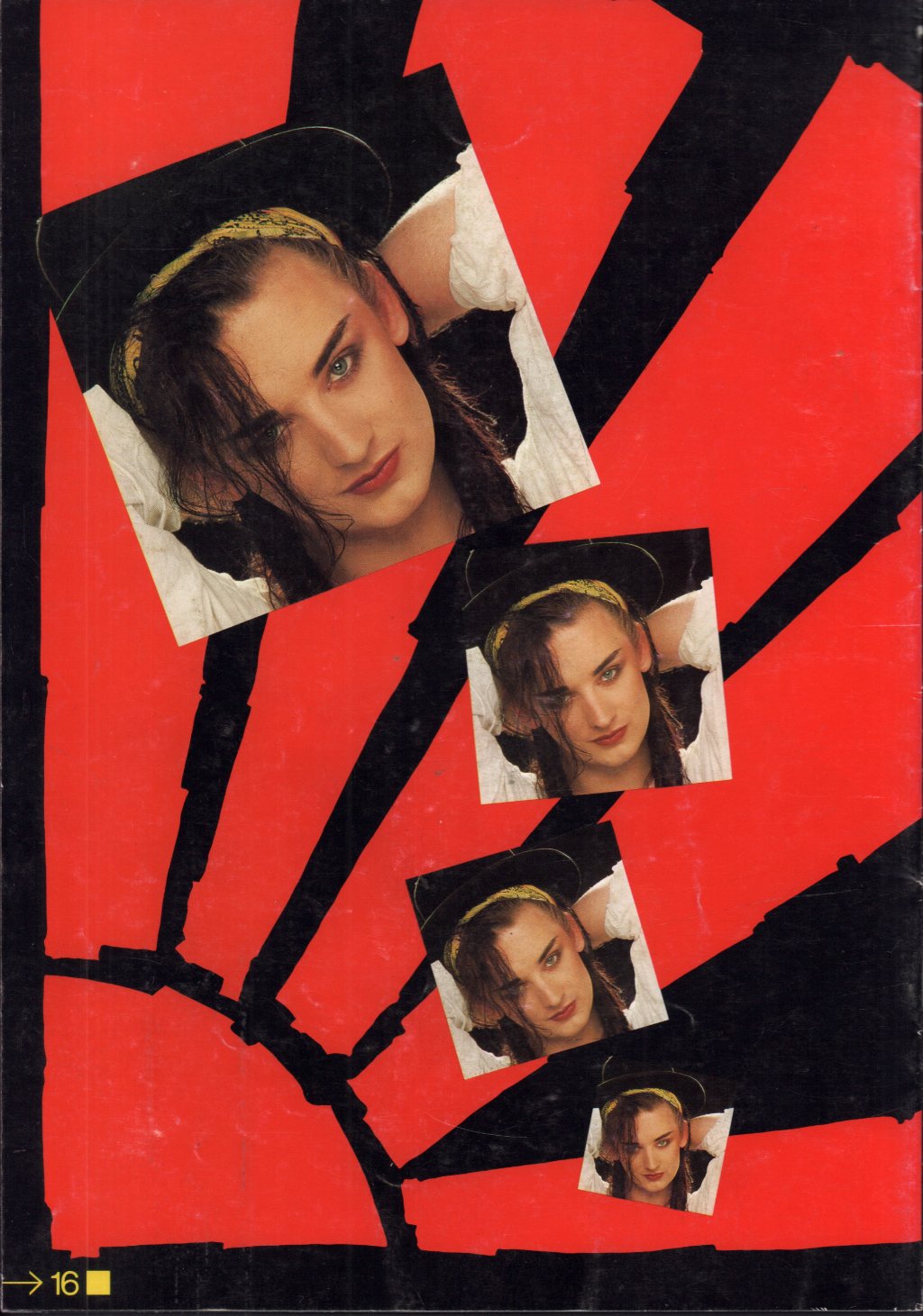 Culture Club - When Cameras Go Crazy - Tour Programme