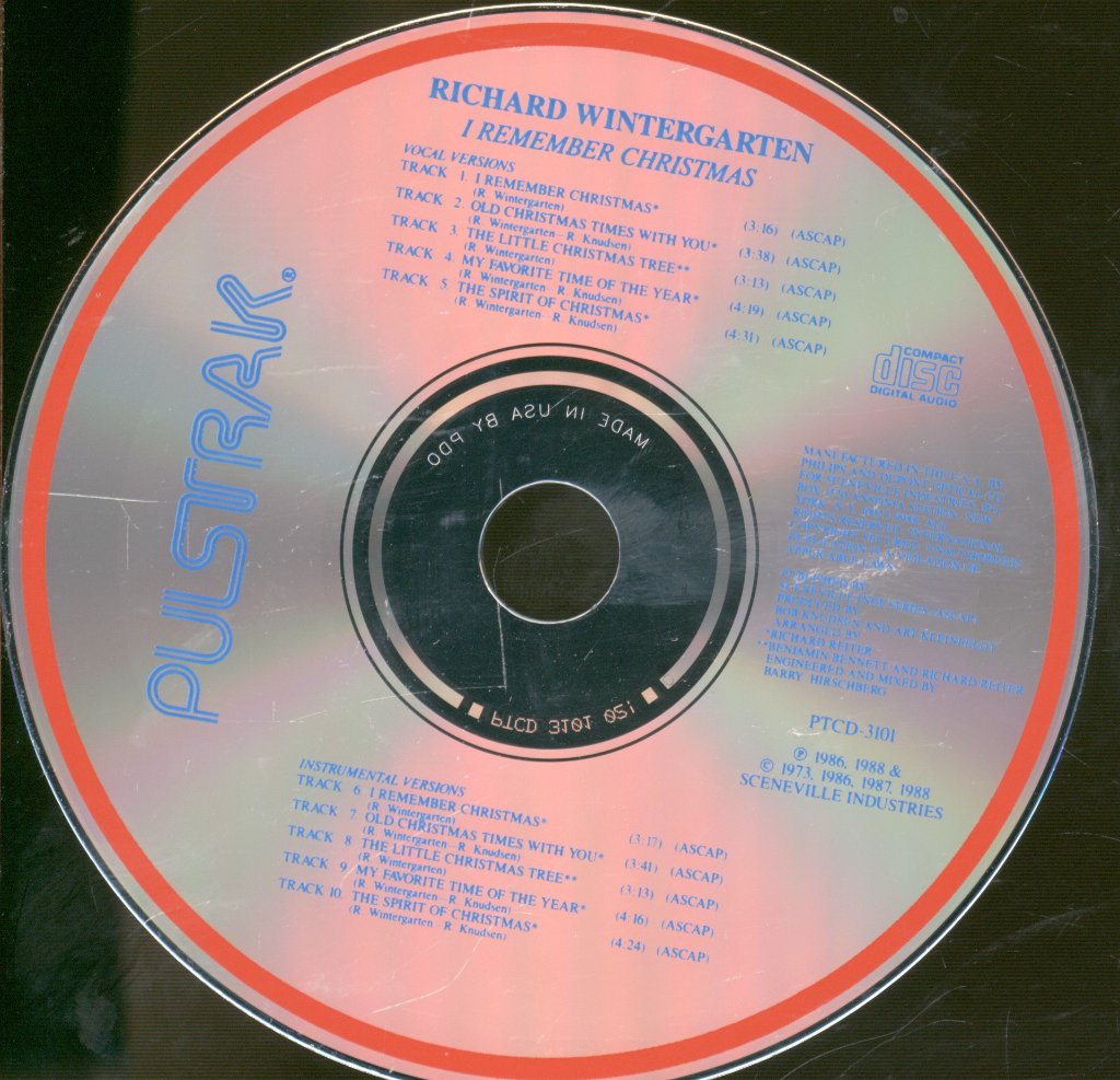 Richard Wintergarten - I Remember Christmas - Cd