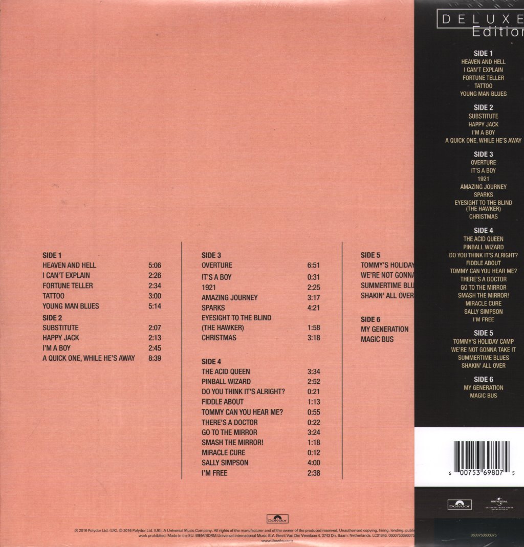 Who - Live At Leeds (Deluxe Edition) - Triple Lp