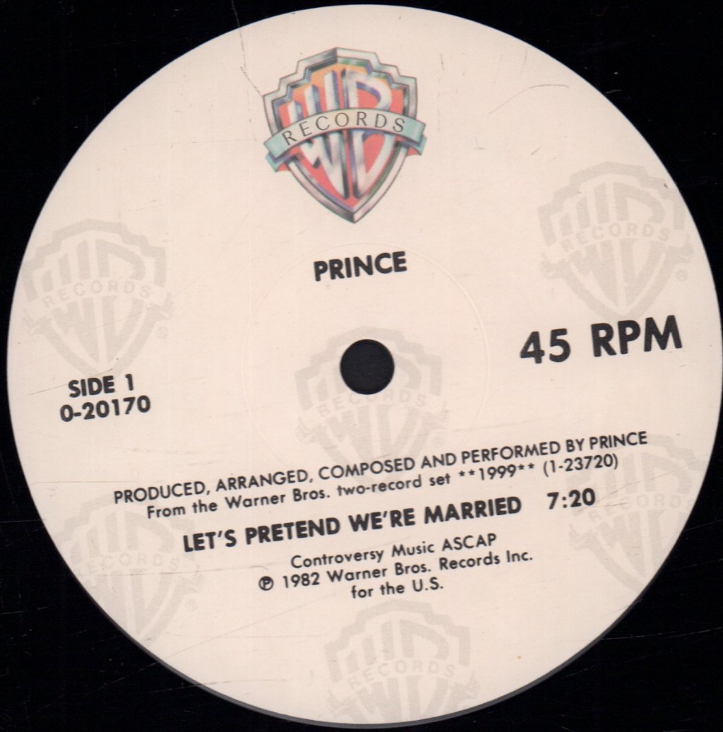 Prince - Let's Pretend We're Married - 12 Inch