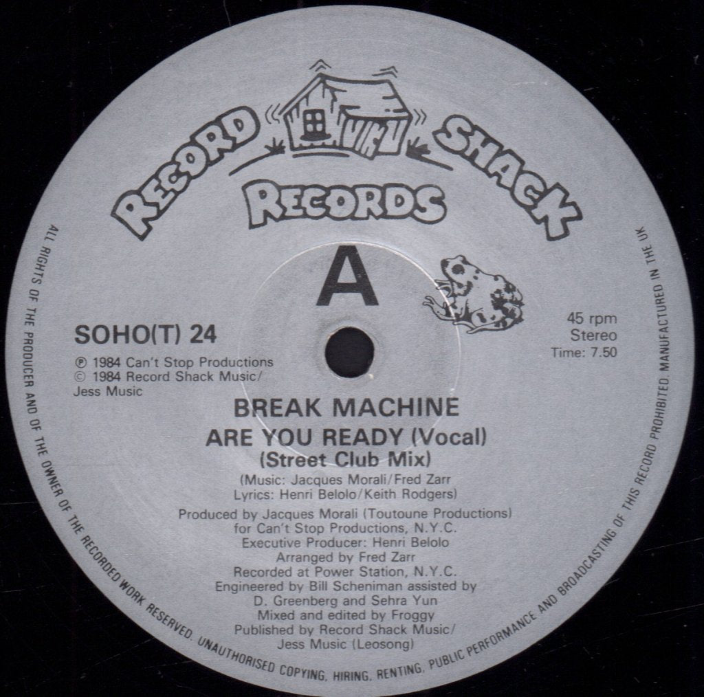 Break Machine - Are You Ready - 12 Inch