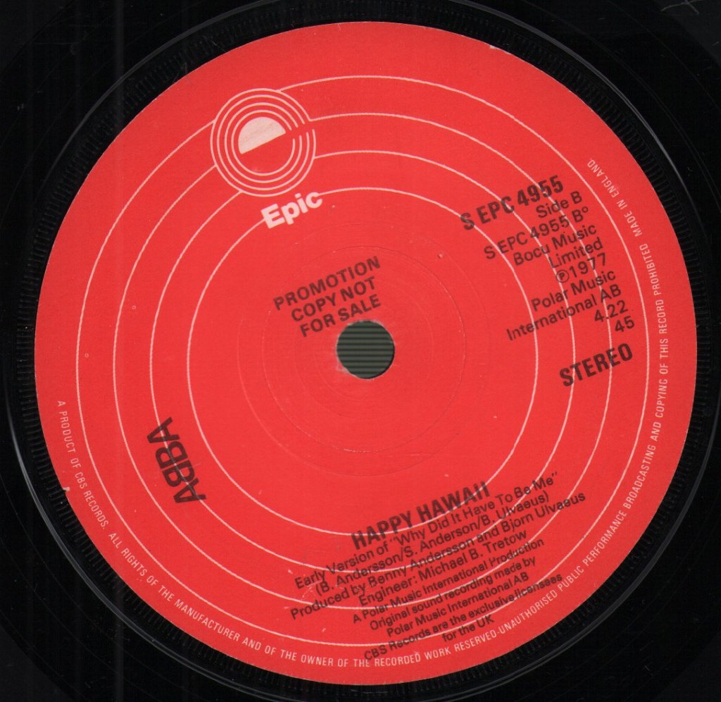 ABBA - Knowing Me, Knowing You - 7 Inch