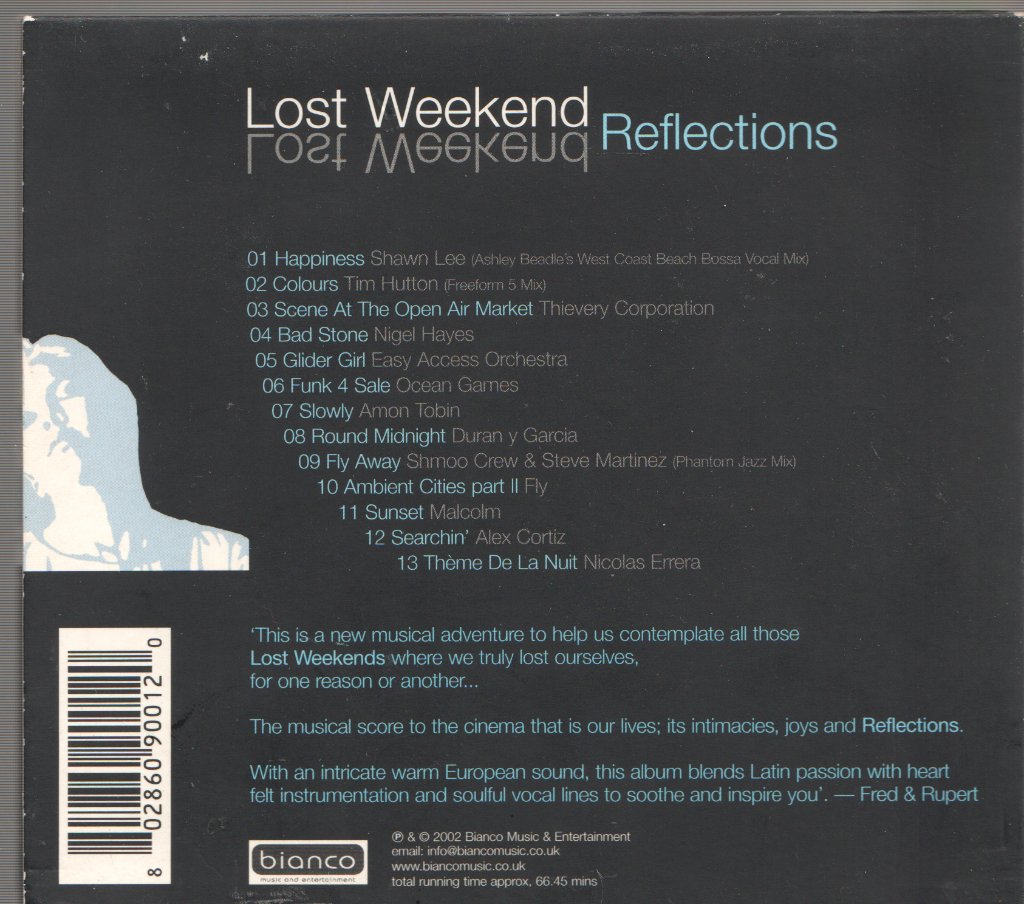 Various Artists - Lost Weekend Reflections - Cd
