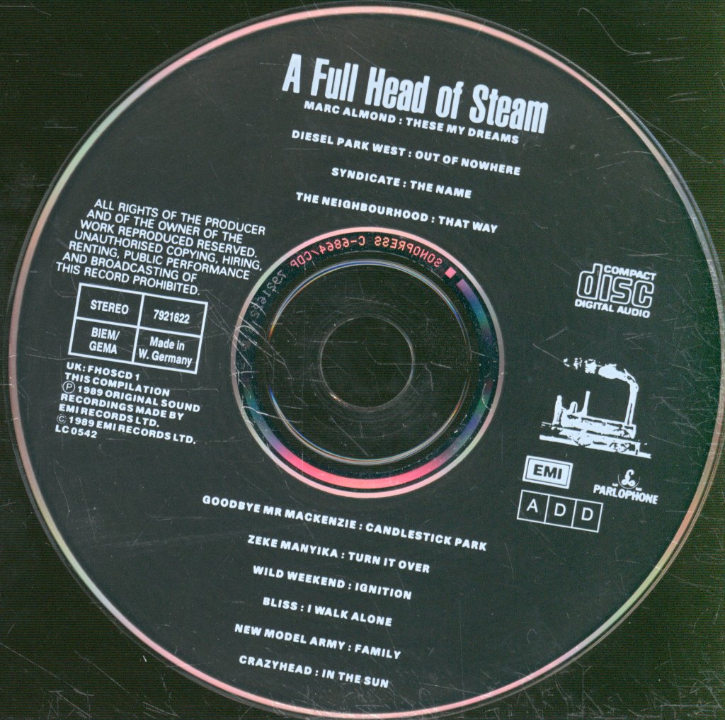 Various Artists - A Full Head Of Steam - Cd