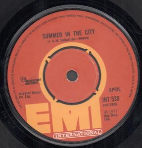 April (70'S Female Group) - Summer In The City - 7 Inch