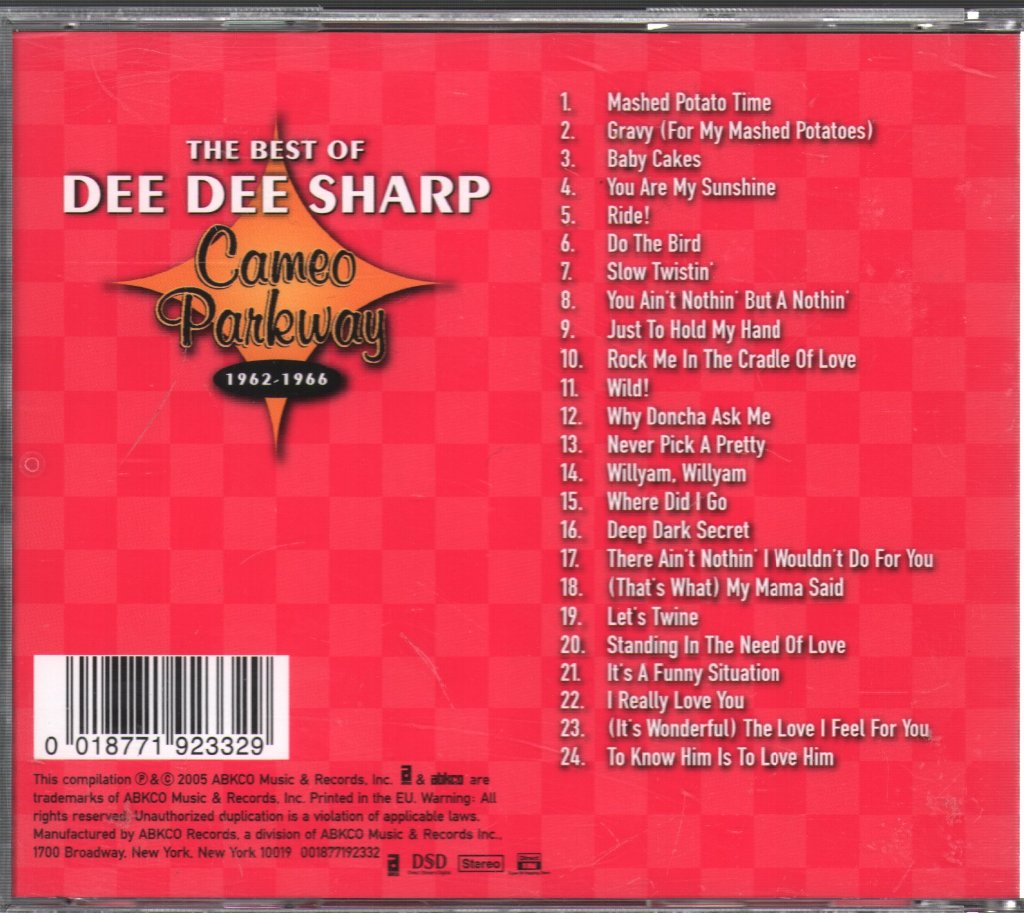 Dee Dee Sharp - Best Of Dee Dee Sharp (Cameo Parkway 1962-1966) - Cd