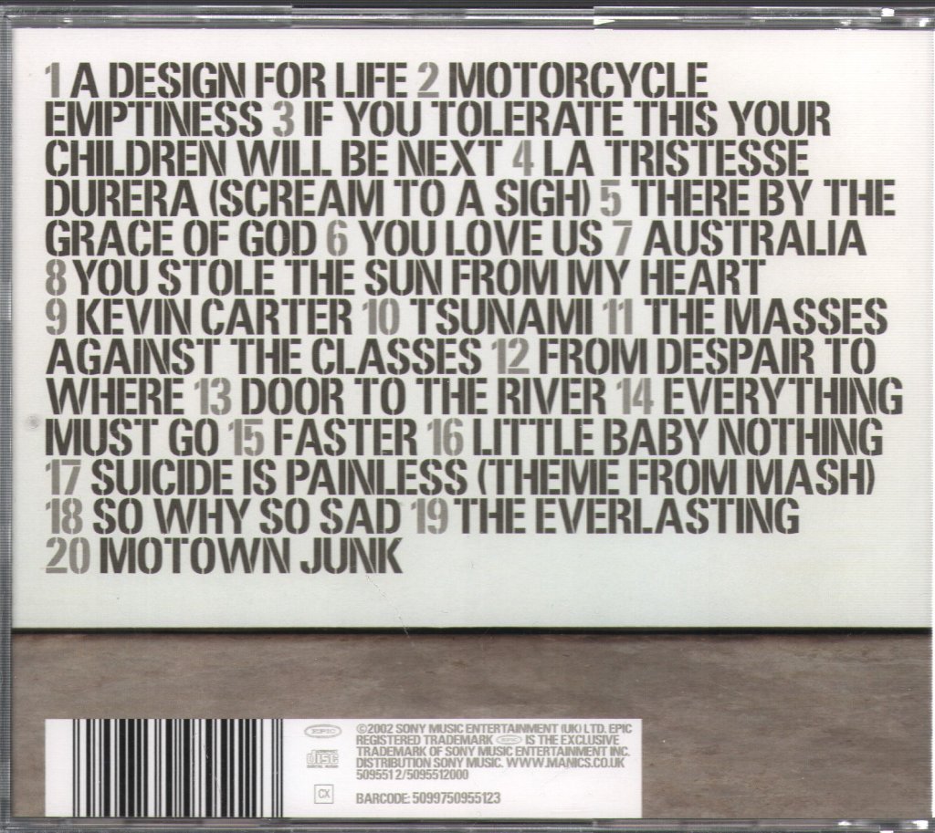 Manic Street Preachers - Forever Delayed: The Greatest Hits - Cd