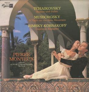 Pierre Monteux / N.D.R. Symphony Orchestra, Hamburg - Tchaikovsky - Romeo And Juliet / Mussorgsky - A Night - Lp
