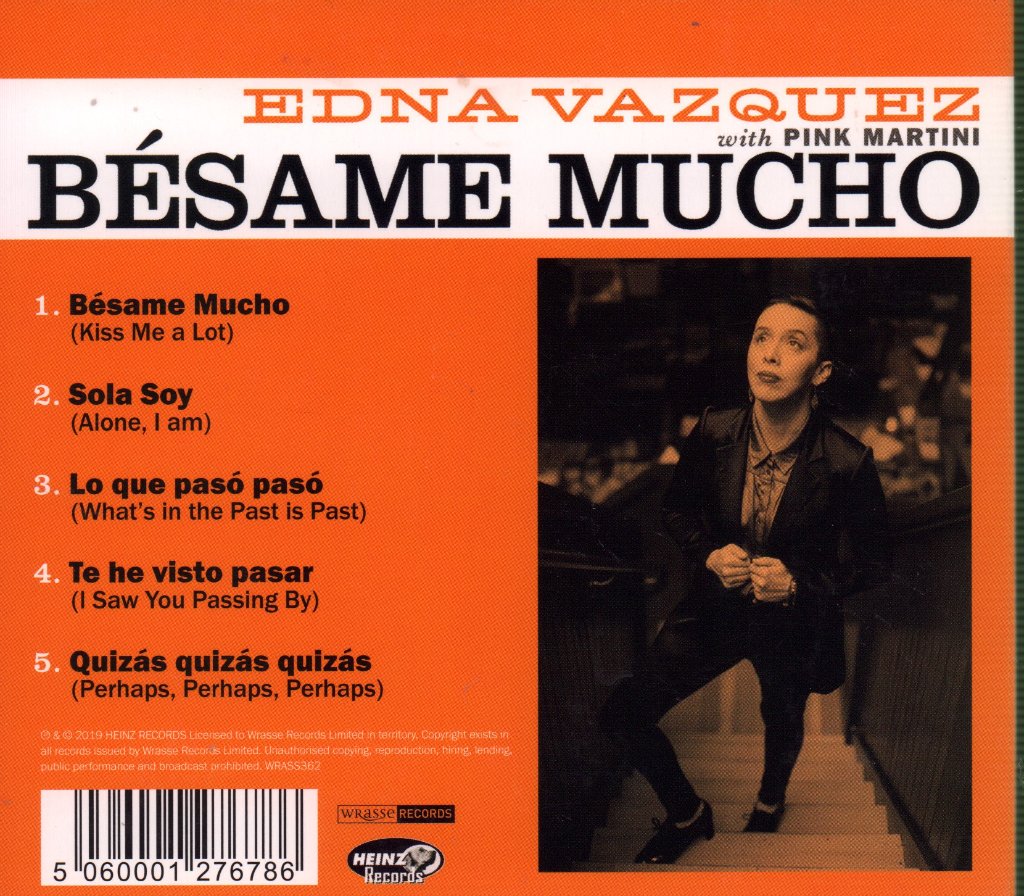 Edna Vazquez with Pink Martini - Bésame Mucho - Cd