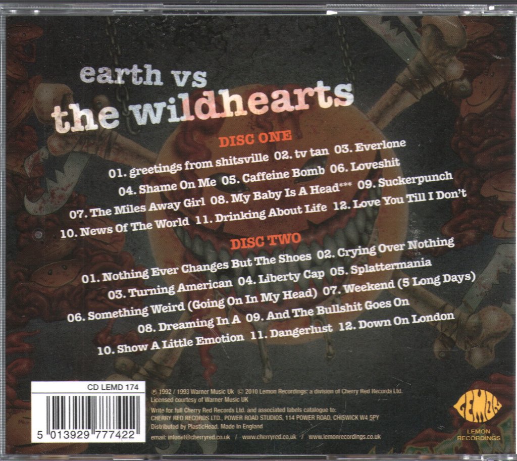 Wildhearts - Earth Vs The Wildhearts - Double Cd