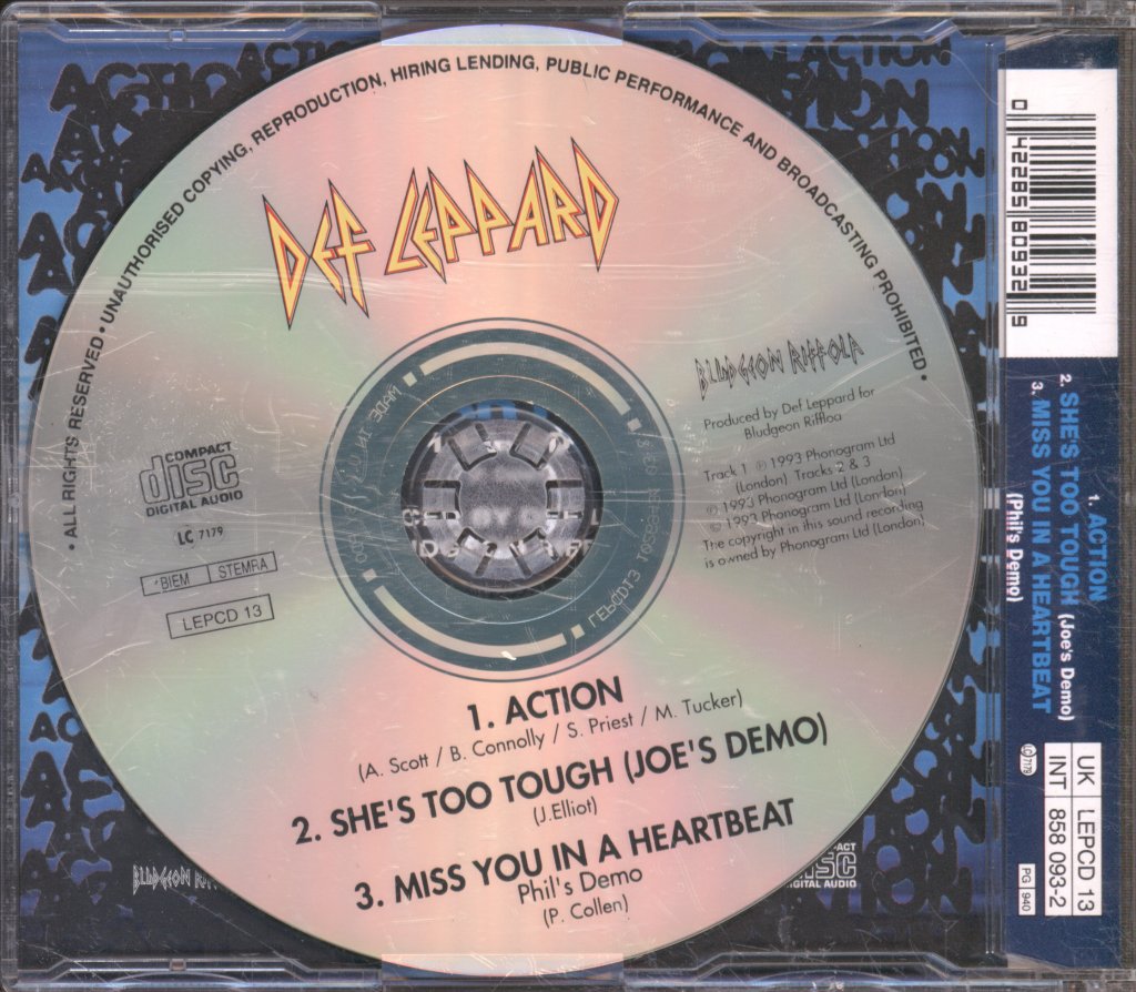 Def Leppard - Action - Cd