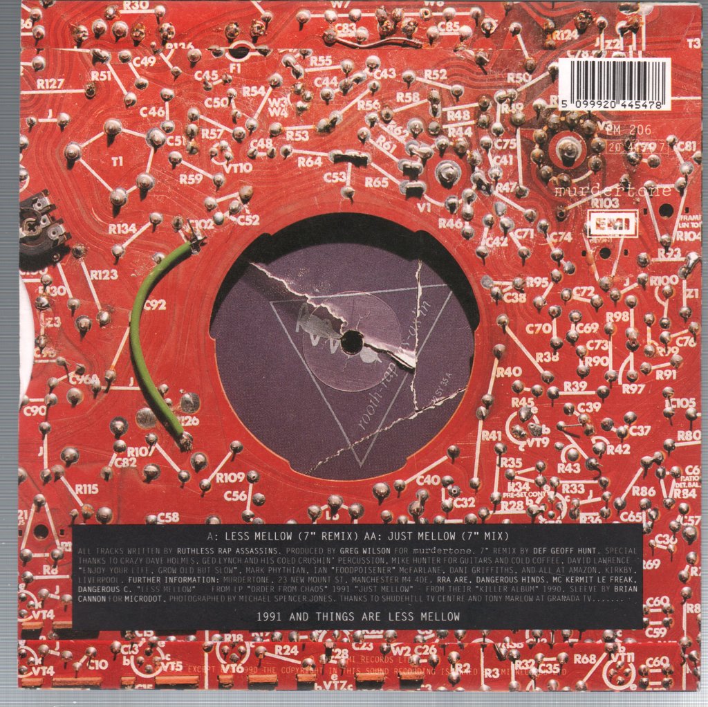 Ruthless Rap Assassins - Less Mellow - 7 Inch