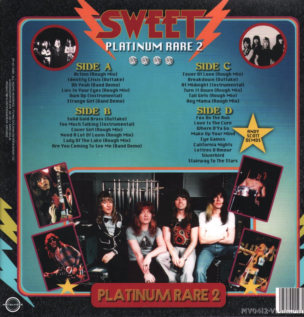 Sweet - Platinum Rare 2 - Double Lp