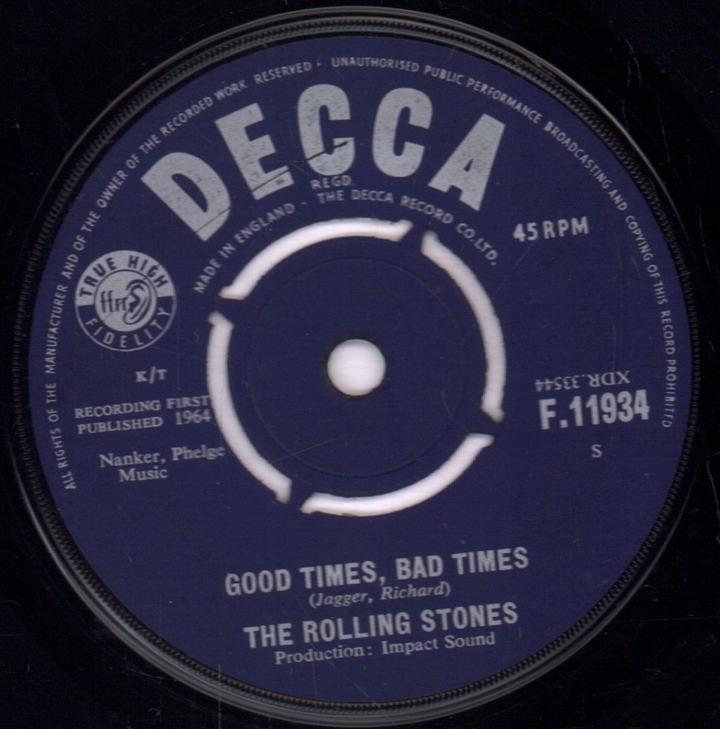 Rolling Stones - It's All Over Now - 7 Inch