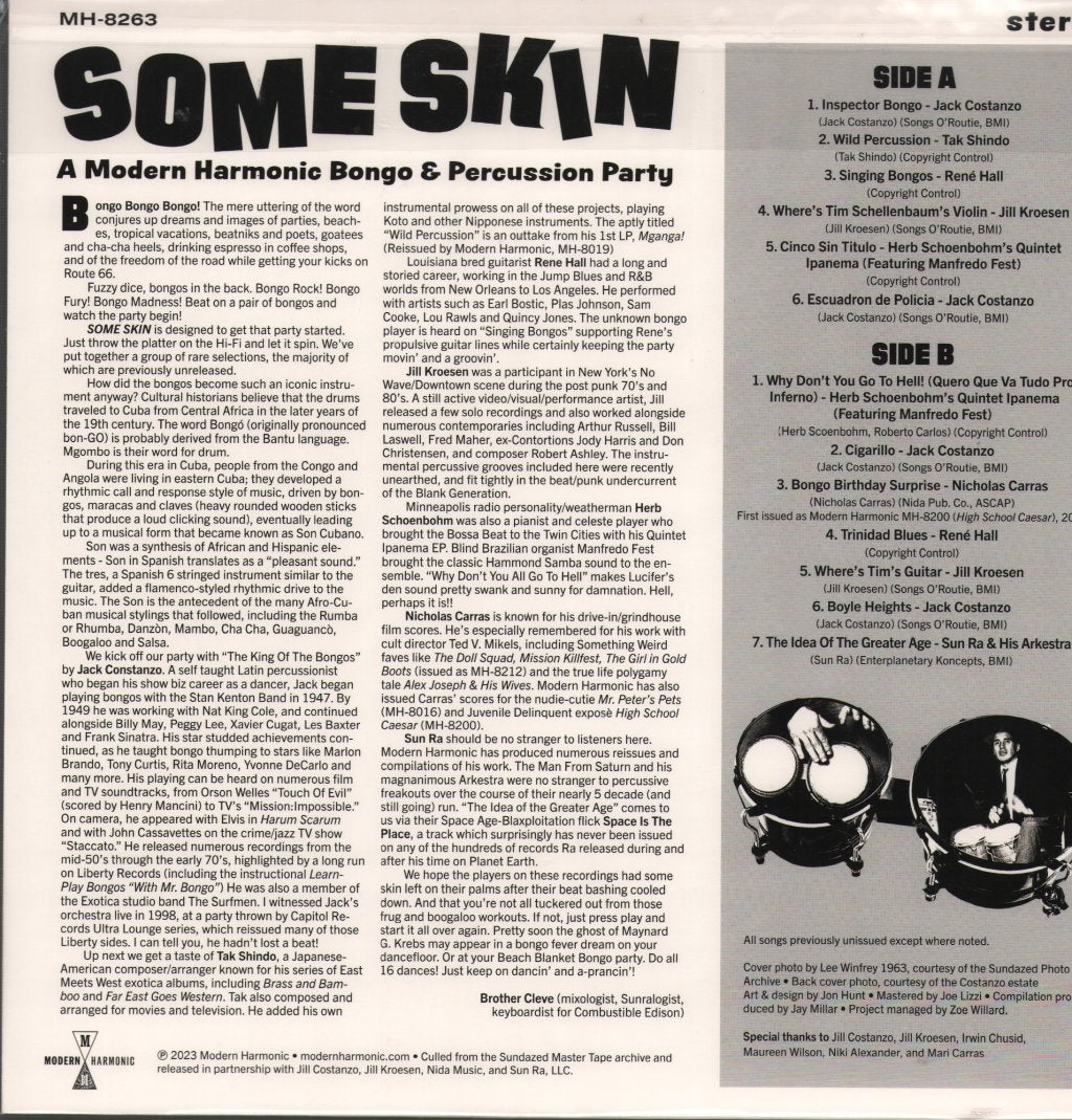 Various Artists - Some Skin: A Modern Harmonic Bongo & Percussion Party! - Lp