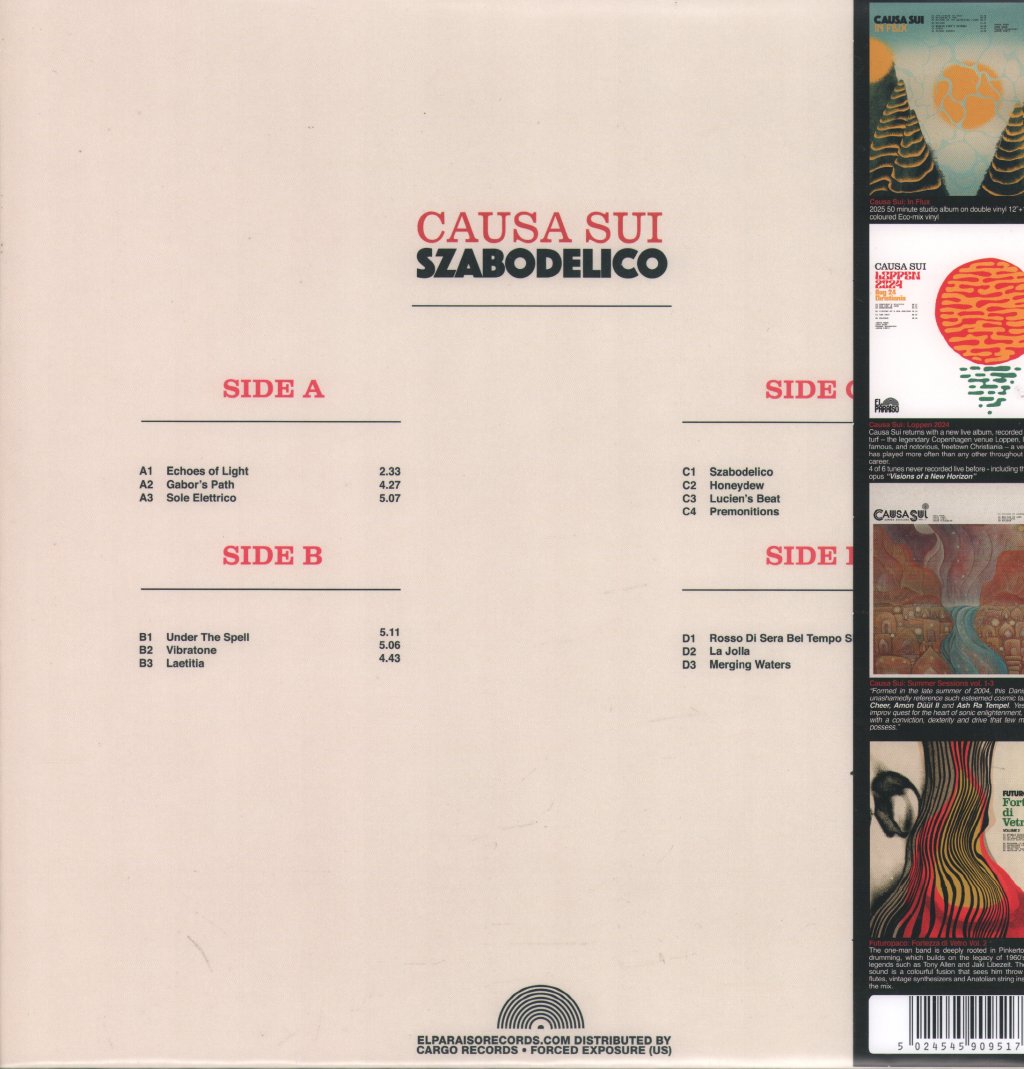 Causa Sui - Szabodelico - Double Lp