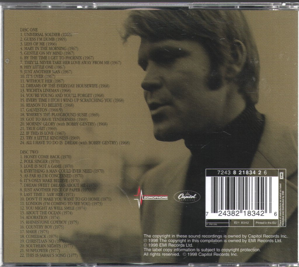 Glen Campbell - Capitol Years 65/77 - Double Cd