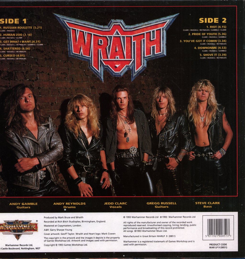 Wraith - Riot - Lp