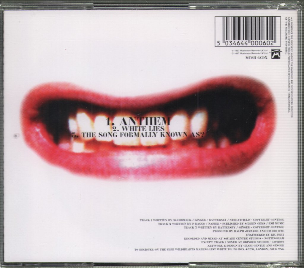 Wildhearts - Anthem - Cd